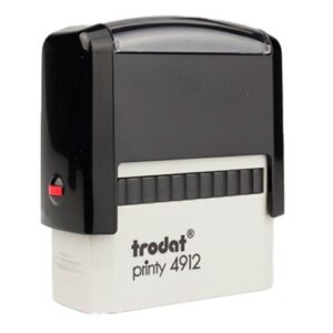 Carimbo Automático Trodat 4912 P2 Preto - 47x18mm