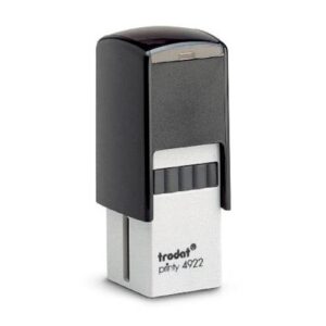 Carimbo Automático Trodat 4922 Preto - 20x20mm