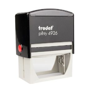 Carimbo Automático Trodat Printy 4926 P2 Preto - 75x38mm