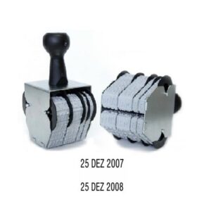 Carimbo Datador Duplo Sobreposto - 10mm