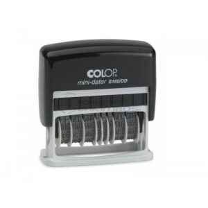 Mini Datador S160 DD Estojo Entintado Para Texto e Duas Datas