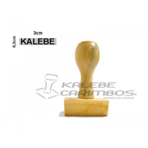 Carimbo de Madeira Tradicional 30x05mm